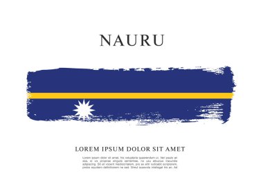 Nauru bayrak arka plan