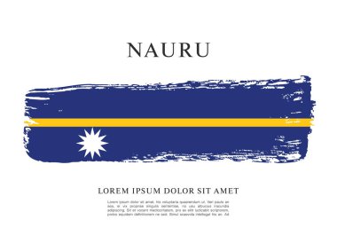 Nauru bayrak arka plan