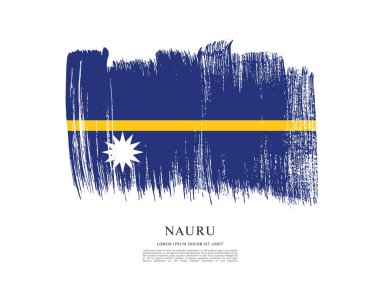 Nauru bayrak arka plan
