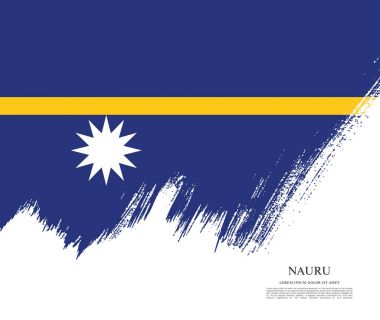 Nauru bayrak arka plan