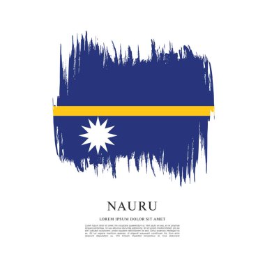 Nauru bayrak arka plan