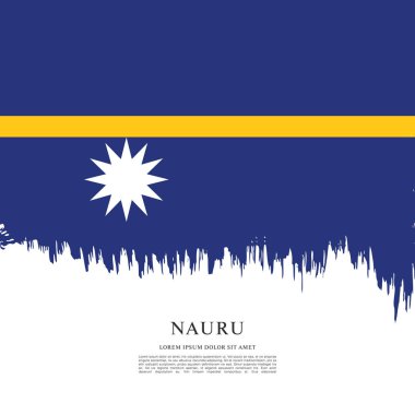 Nauru bayrak arka plan
