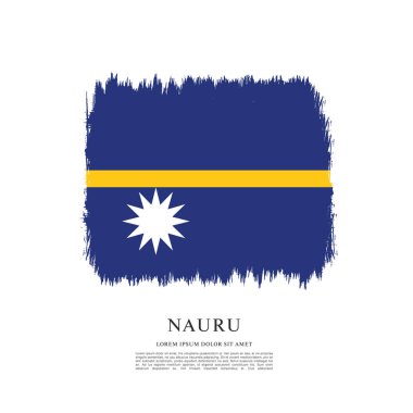 Nauru bayrak arka plan