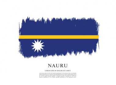 Nauru bayrak arka plan