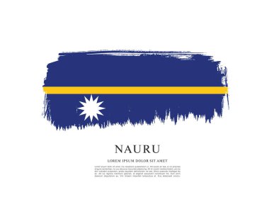 Nauru bayrak arka plan