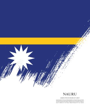 Nauru bayrak arka plan