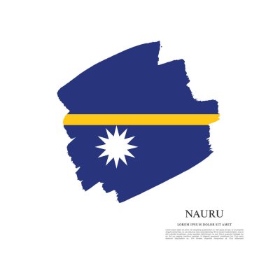 Nauru bayrak arka plan