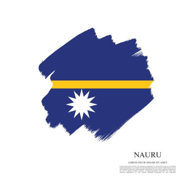 Nauru bayrak arka plan