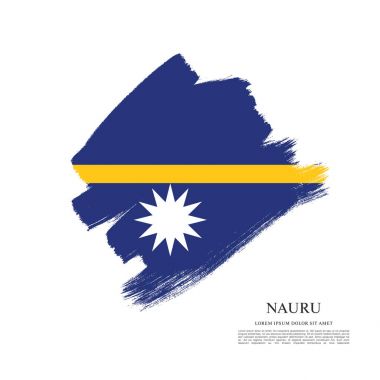 Nauru bayrak arka plan