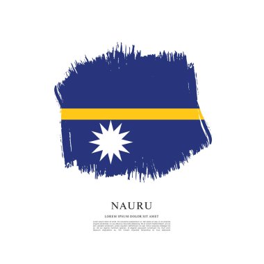 Nauru bayrak arka plan