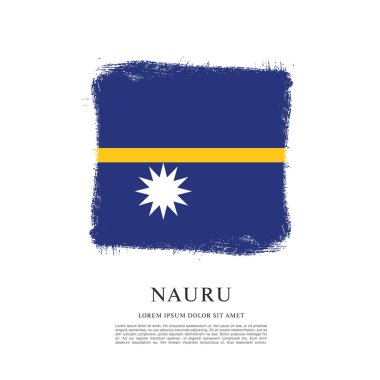 Nauru bayrak arka plan