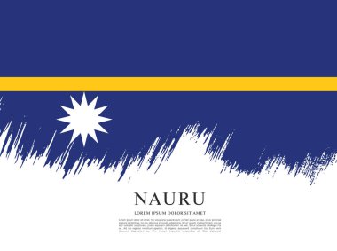 Nauru bayrak arka plan