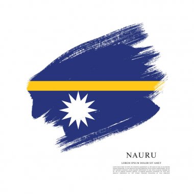 Nauru bayrak arka plan