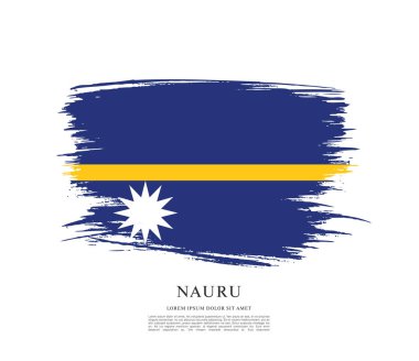 Nauru bayrak arka plan