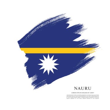 Nauru bayrak arka plan