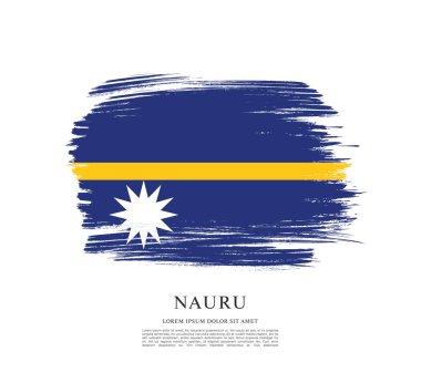 Nauru bayrak arka plan