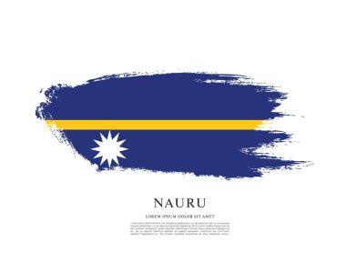 Nauru bayrak arka plan