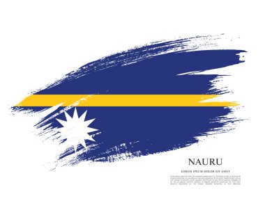 Nauru bayrak arka plan
