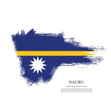 Nauru bayrak arka plan