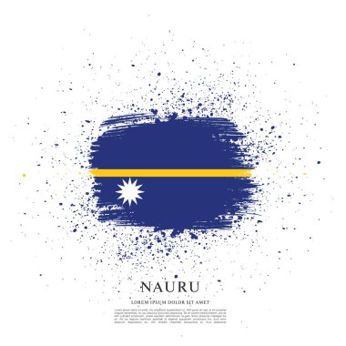 Nauru bayrak arka plan