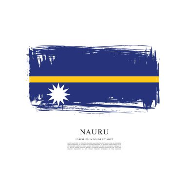 Nauru bayrak arka plan