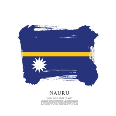 Nauru bayrak arka plan