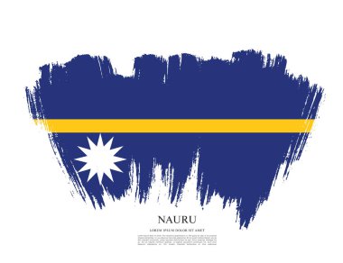 Nauru bayrak arka plan