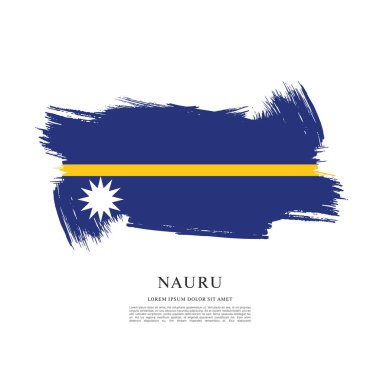 Nauru bayrak arka plan