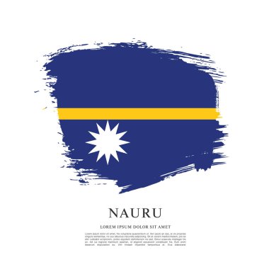 Nauru bayrak arka plan