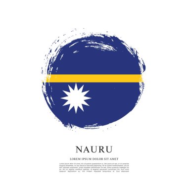 Nauru bayrak arka plan