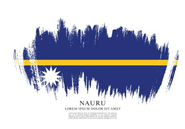 Nauru bayrak arka plan