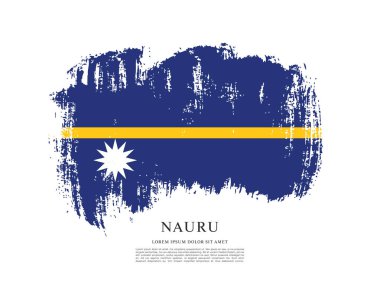 Nauru bayrak arka plan