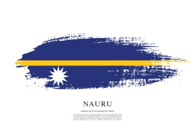 Nauru bayrak arka plan