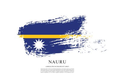 Nauru bayrak arka plan