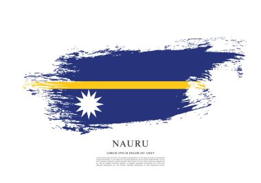Nauru bayrak arka plan