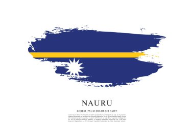 Nauru bayrak arka plan