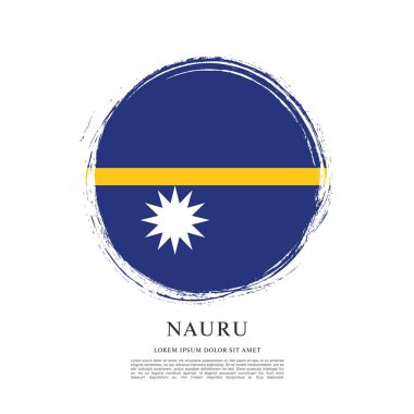 Nauru bayrak arka plan