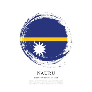 Nauru bayrak arka plan