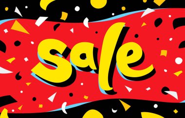 Satış afişi şablonu tasarımı