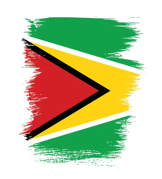 Guyana vlag achtergrond — Stockvector