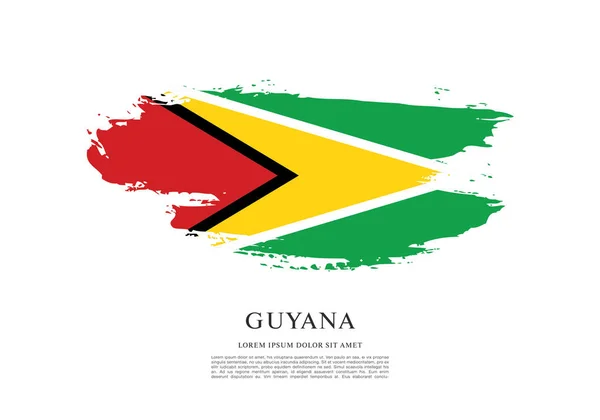 Guyana flag background — Stock Vector