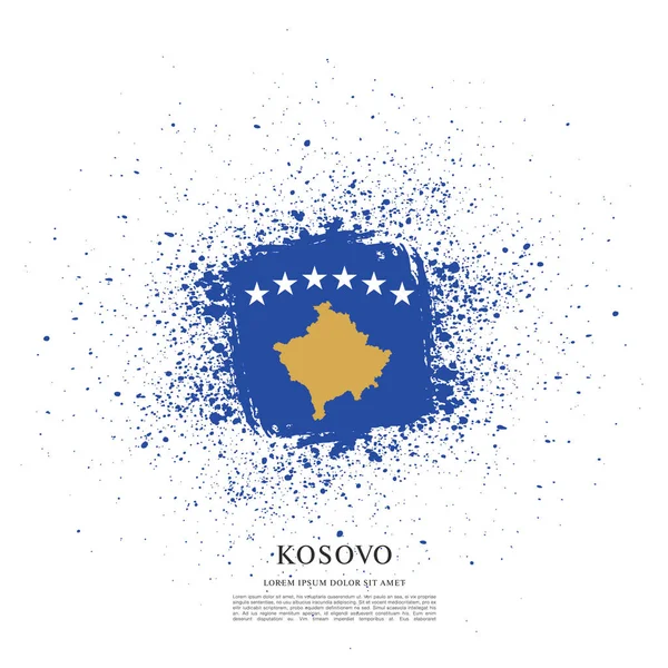 Kosova bayrağı arka plan