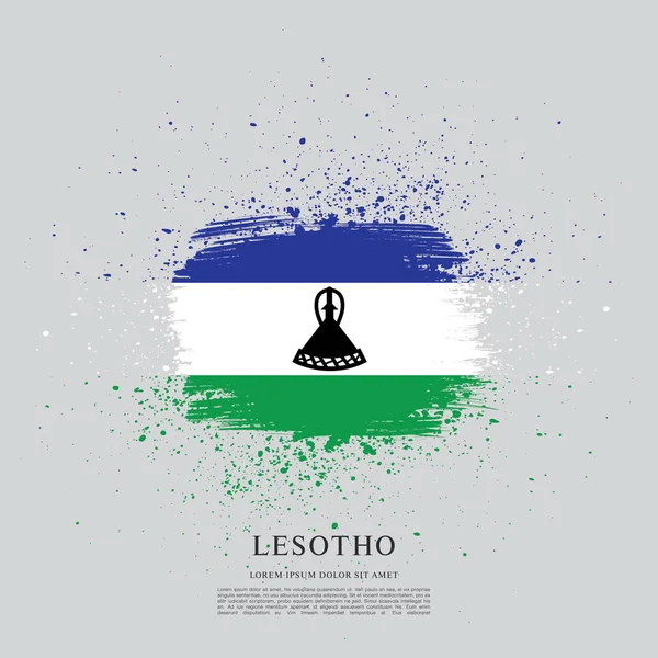 Lesoto bayrağı arka plan