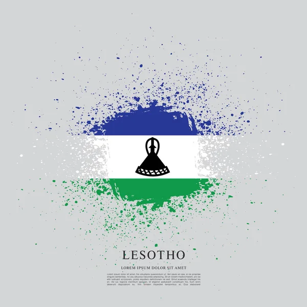 Lesoto bayrağı arka plan