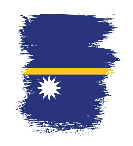 Fond du drapeau Nauru — Image vectorielle