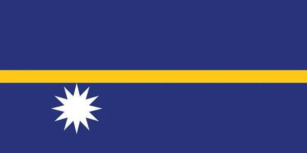 ナウルの旗の背景 — ストックベクタ