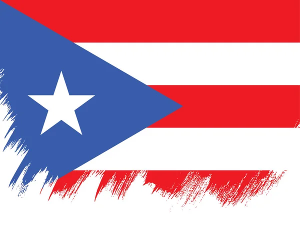 Bandera de Puerto Rico — Archivo Imágenes Vectoriales