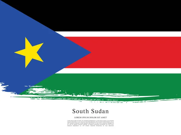 Güney Sudan bayrağı — Stok Vektör