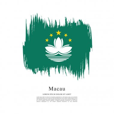 doku ile Makao bayrağı 