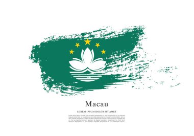 doku ile Makao bayrağı 